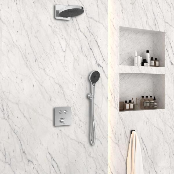 Душевой комплект Vincea Inspire VSFW-4I211CH встраиваемый, хром