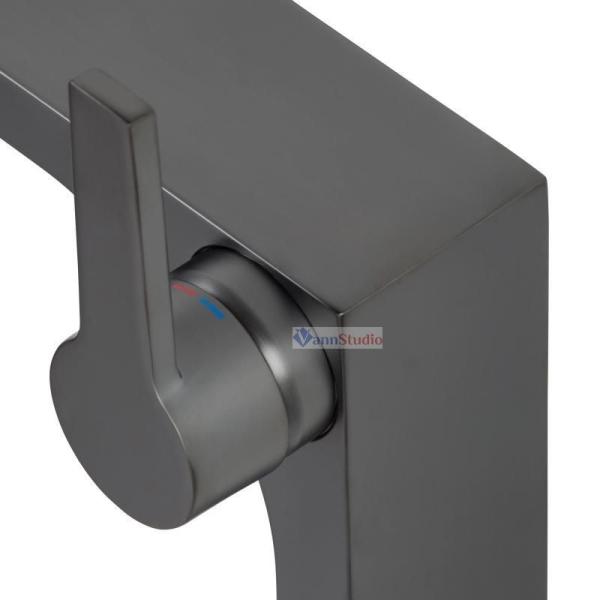 Смеситель для умывальника 150 51102130000 Хром черный шлифованный