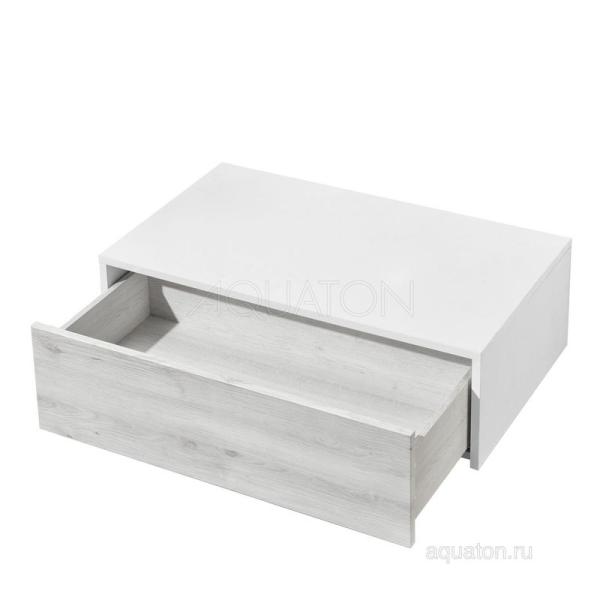 Комод Aquaton Сакура 1A236603SKW80 80 с ящиком,ольха наварра/белый глянец
