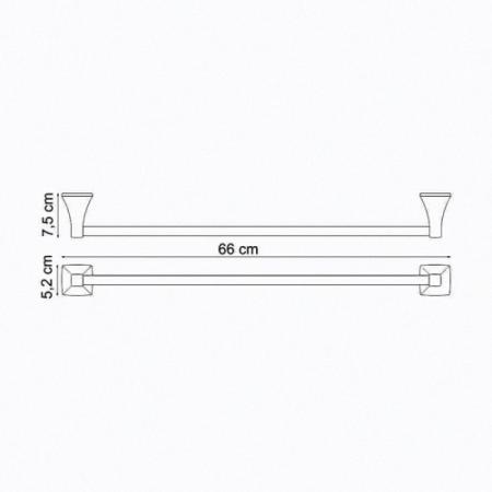 Полотенцедержатель WasserKraft Wern K-2530 хром