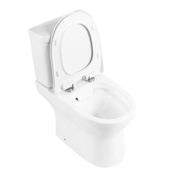 Унитаз Belbagno STEAM BB130CPR напольный безободковый (бачок/сиденье отдельно)