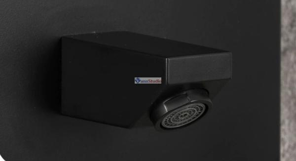 Душевая панель Frap F24005-6 черный для ванны