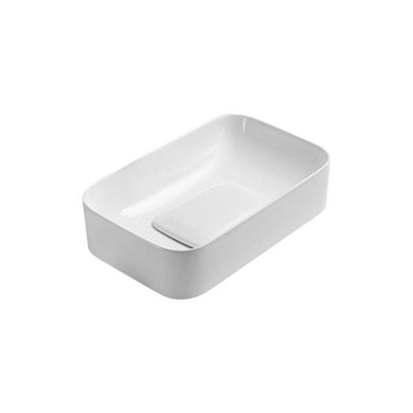 Раковина Vincea VBS-50450, 505*380*150, накладная, цвет белый фарфор