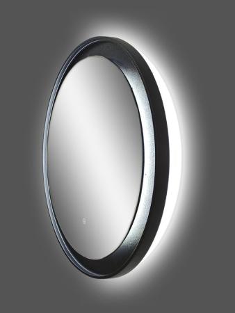 Зеркало Континент Planet black D600 LED подсветка 6000К бесконтактный сенсор  димир ,Soft touch ЗЛП623
