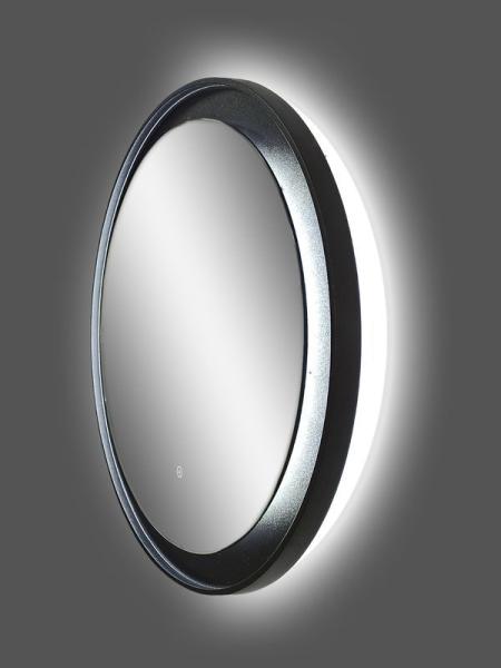 Зеркало Континент Planet black D600 LED подсветка 6000К бесконтактный сенсор  димир ,Soft touch ЗЛП623