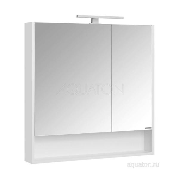 Зеркальный шкаф AQUATON Сканди 90 белый 1A252302SD010