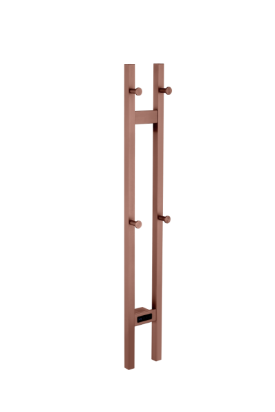 Полотенцесушитель электрический Boheme 2-трубы квадратный COPPER BRUSHED 728-CB