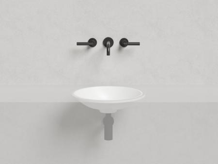 Раковина Salini MAREA 08 RAL S-Stone покраска RAL матовая 42x42 1802208MF встраиваемая