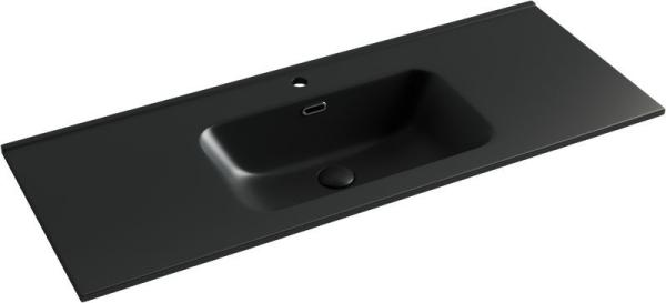 Раковина Ceramicanova Element CN7006MB 1210x465x180 черная матовая