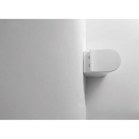 Унитаз CeramaLux NS-3178 56 см приставной безободковый микролифт