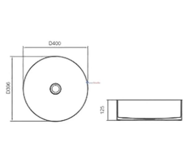 Раковина Gappo GX101-3 Cатин золотой нерж.сталь на столешницу