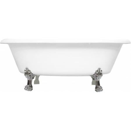 Ванна AquaStone Оливия ножки хром 180х90 иск. камень