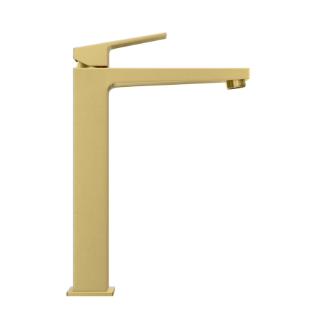 Смеситель VitrA Minimax Square  A4372425EXP однорычажный брашированное золото латунь