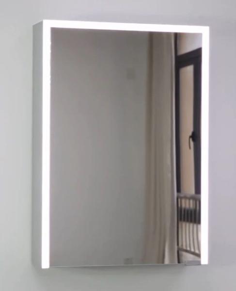 Зеркальный шкаф ESBANO ES-5005 LED подсветка сенсор, с розеткой 500x700X150