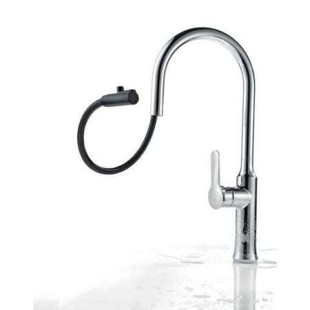 Смеситель Ravak KM X070078 для мойки с выдвижным распылителем