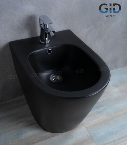 Биде Gid BDN-30BM 53 см напольное черный матовый