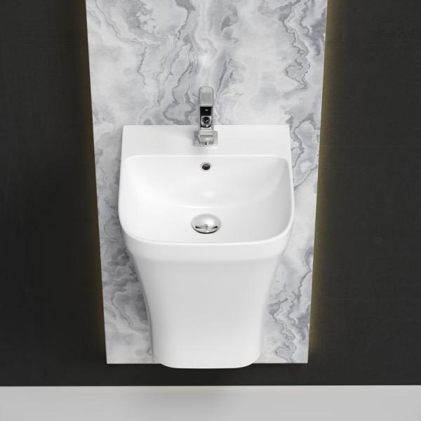 Раковина моноблок Ceramicanova DION CN6067 подвесная