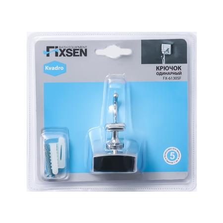Крючок для ванной FIXSEN KVADRO FX-61305F, хром