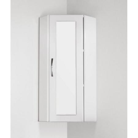 Подвесной шкаф Style Line Эко Стандарт 300/800 угловой (стекло) с полками