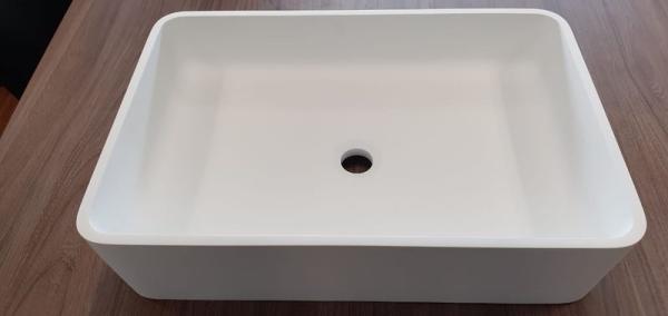 Раковина NT BAGNO NT411 Retta 600x400 искусственный камень белый матовый