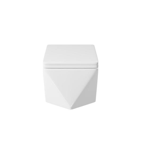 Унитаз Grossman GR-4481 Cristal (520*360*350) подвесной Безободковый с толстой крышкой