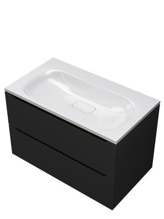 Раковина Uperwood Sunrise Rsunrise80wg0 80 см белая глянцевая без отверстия под смеситель