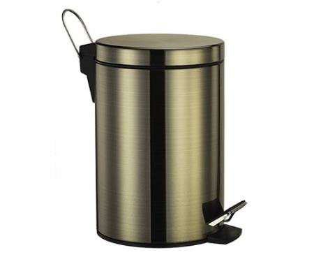 Ведро для мусора WasserKraft Exter K-645 5 л бронза