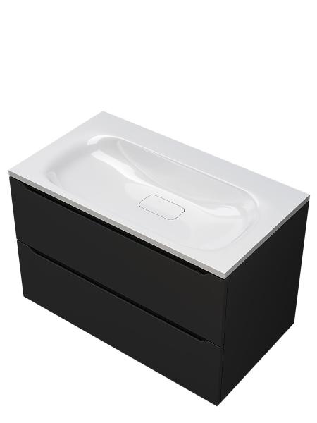 Раковина Uperwood Sunrise Rsunrise80wg0 80 см белая глянцевая без отверстия под смеситель