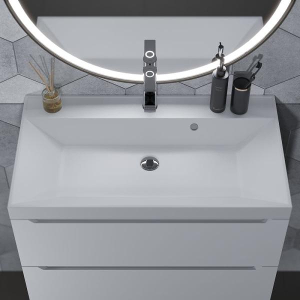 Раковина для ванной Uperwood Classic 80 см, матовая