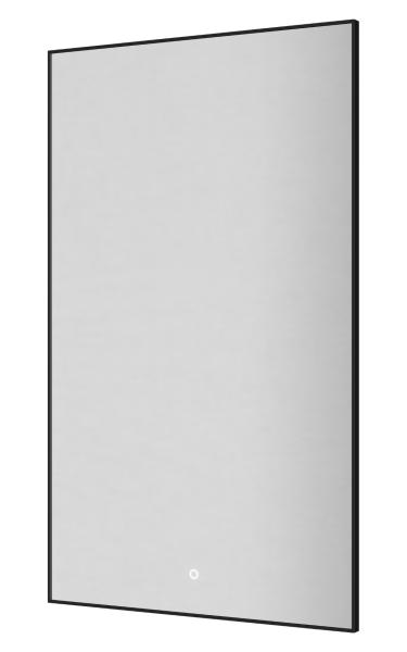 Вертикальное Зеркало Boheme мет. рама, подсв., сенсор, антизапотевание, 100*60, BLACK 569-B
