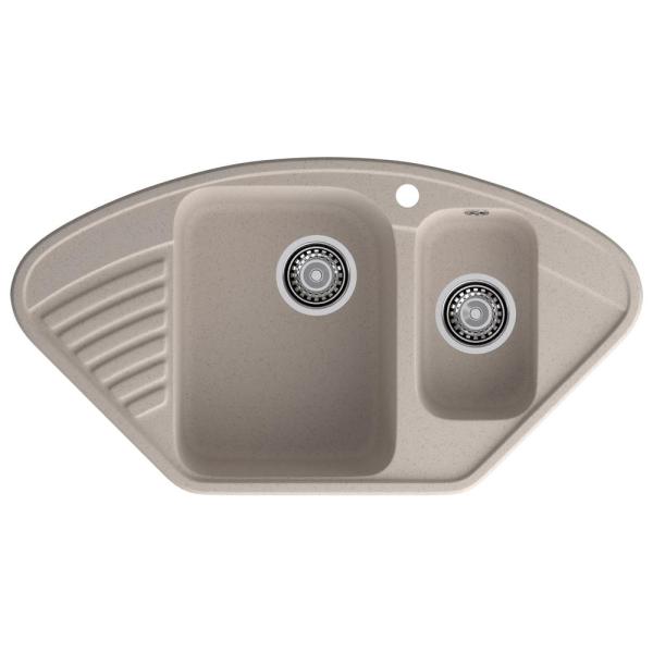 Кухонная мойка GranFest QUARZ 14, песочный