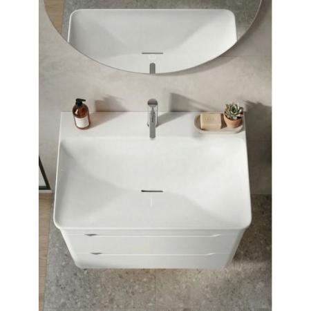 Подвесная тумба с раковиной Uperwood Ocean KOcean80w 80 см белая