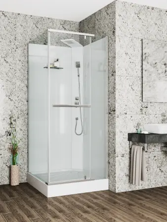 Душевая кабина СeruttiSPA МИМИ (MIMI) 90T (90x90x215-225)