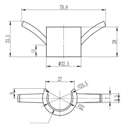 Держатель для мочалки ESKO BSH01 хром