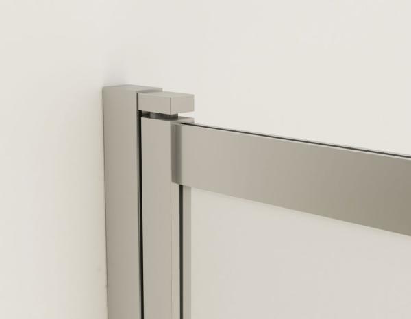 Шторка на ванну Vincea VSB-1E100CLB, 1000*1450, матовый черный, стекло прозрачное