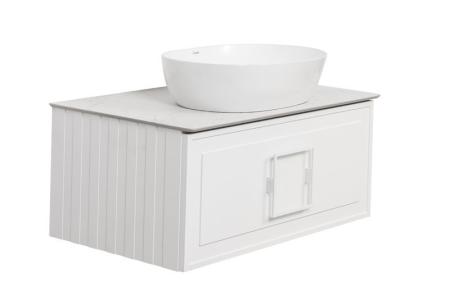 Столешница La Fenice Granite Gray Structural 80 см, Белая Керамогранит