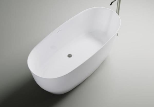 Ванна Astra Form АТРИЯ 180х80 щелевой перелив белая иск. камень