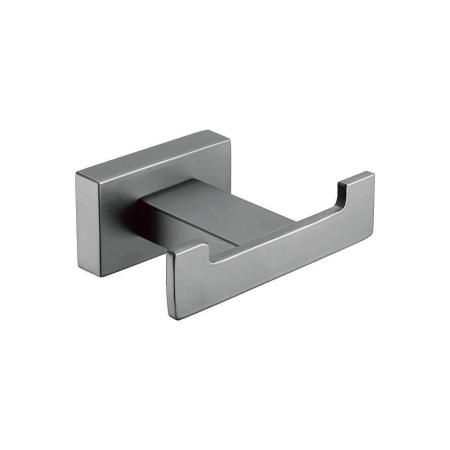 Крючок для ванной комнаты двойной Maretti Torino-GM TRGM53296, оружейная сталь