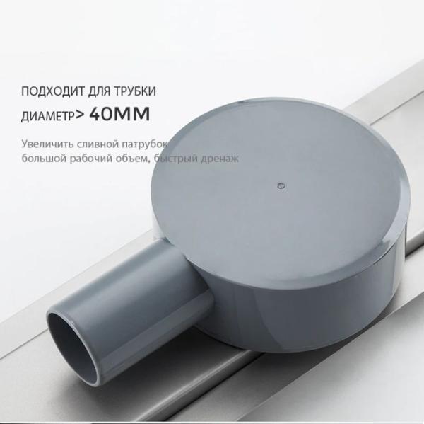 Душевой трап Gappo G83007-4 сатин 70x300