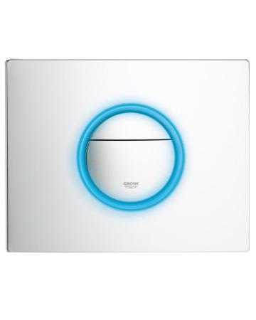 Grohe Nova Light 38809000 Накладная панель для унитаза с подсветкой по контуру кнопки