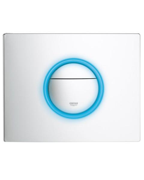 Grohe Nova Light 38809000 Накладная панель для унитаза с подсветкой по контуру кнопки