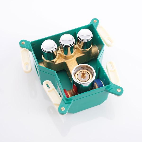 Встраиваемый смеситель Vincea для душа VSCV-431CH трехфункциональный, хром