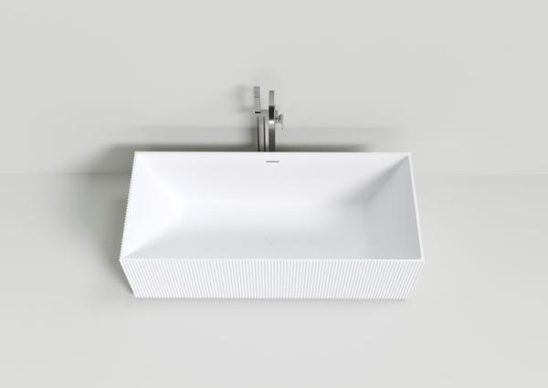 Ванна NT BAGNO NT222 LIETO 1700x750 искусственный камень белый матовый