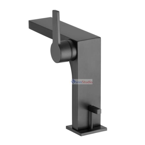 Смеситель для умывальника 150 51102130000 Хром черный шлифованный