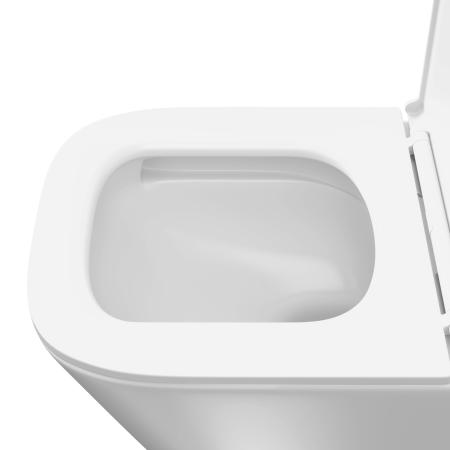 Унитаз Kerama Marazzi CUBO КУБО CU.T.wc.02 Торнадо подвесной, с системой смыва торнадо с крепежом и сиденьем, белый глянцевый