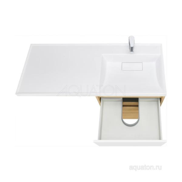Тумба под раковину AQUATON Лондри 60 Дуб Сантана без фасада 1A266901LH0C0