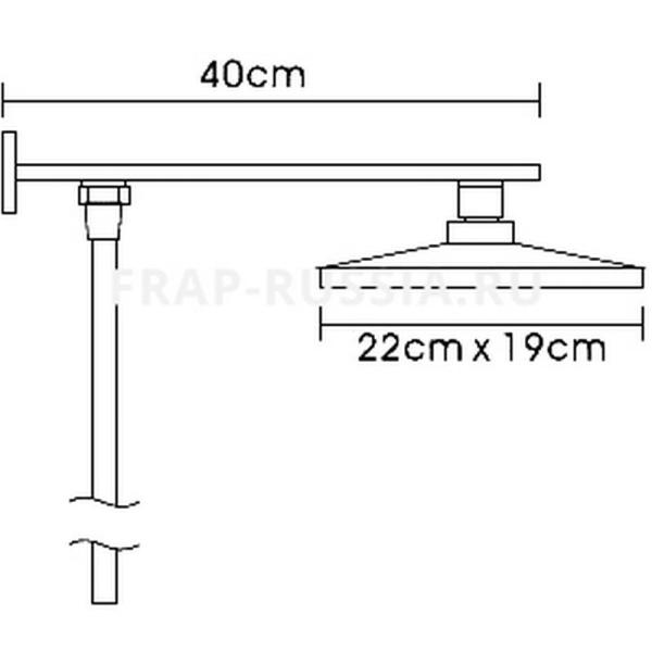 Душевая система Frap F2406 хром