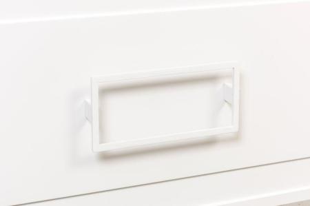 Cubo Bianco La Fenice Ручка скоба белая 80 мм., два ящика