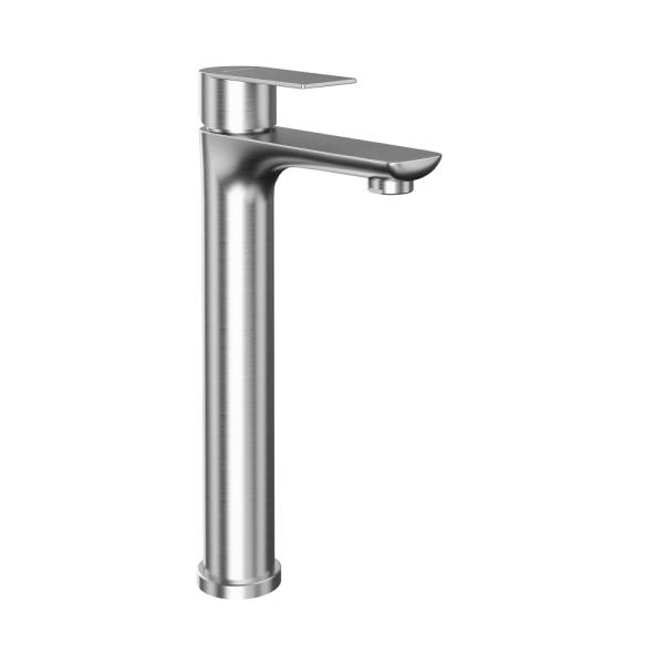 Смеситель для раковины Kerama Marazzi ВЕЛАТО VL.2602.KM.SST для Раковина высокий без донного клапана, брашированная сталь