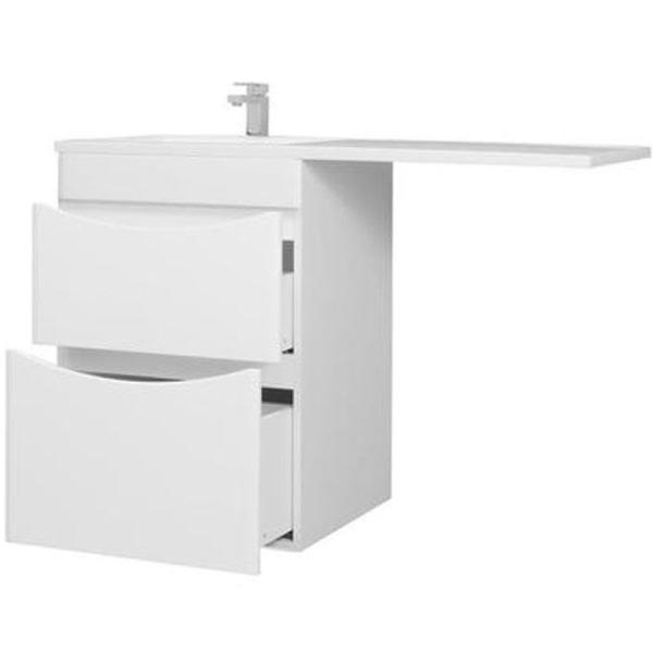 Тумба под раковину Bellezza Олиссия 120 напольная с 2 ящ. белая